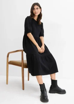 Vestido camisero de algodón puro