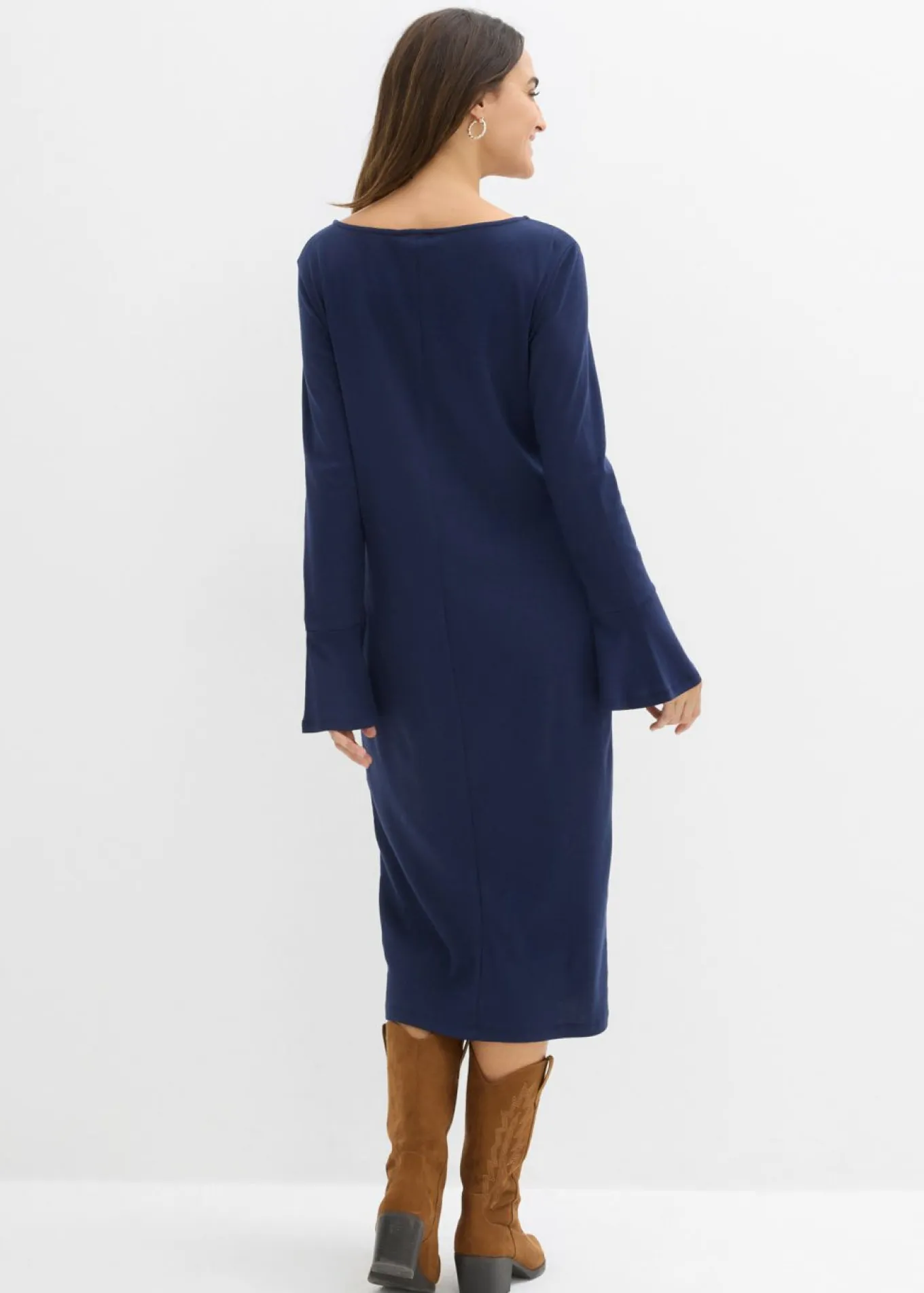 Vestido camisero de algodón puro