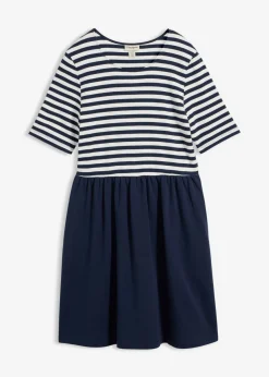 Vestido camisero de algodón puro