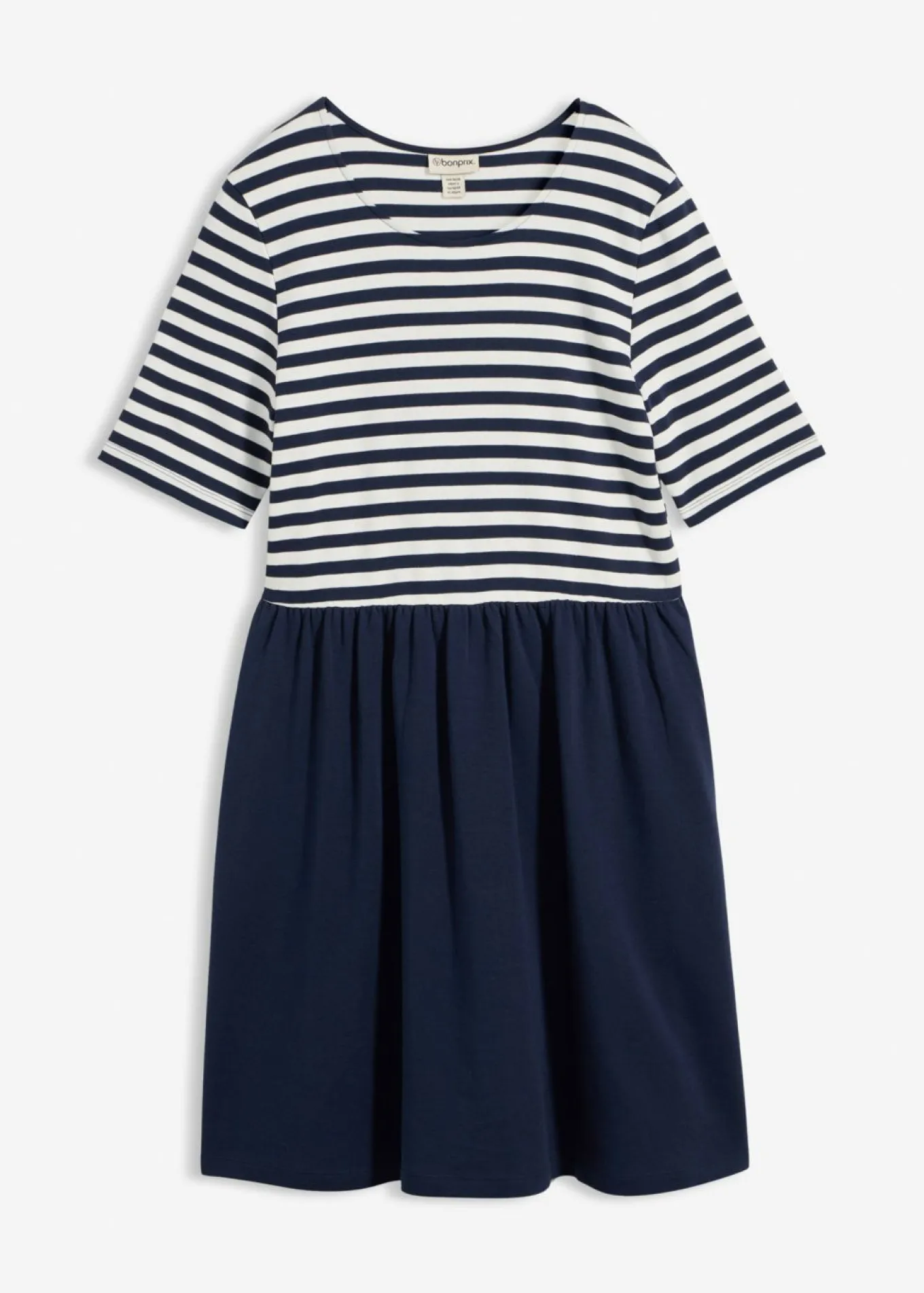 Vestido camisero de algodón puro