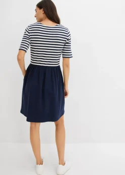 Vestido camisero de algodón puro