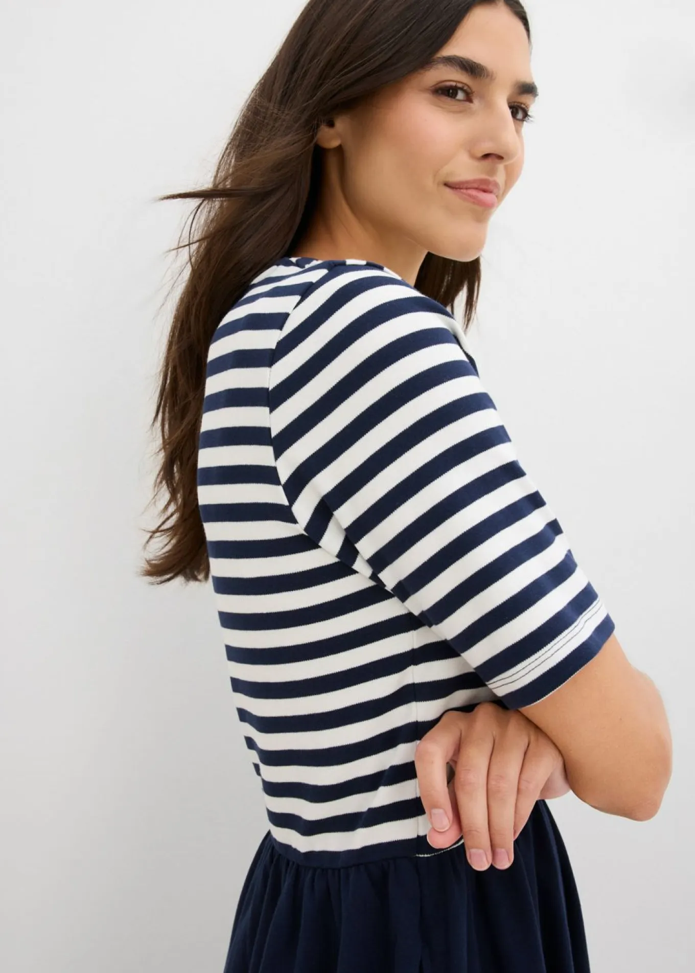Vestido camisero de algodón puro