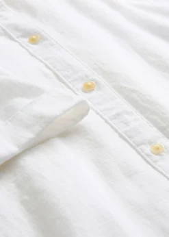 Vestido camisero de algodón puro