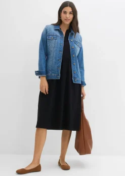 Vestido camisero de algodón puro