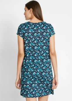 Vestido camisero de algodón puro con aberturas laterales (2 unidades)