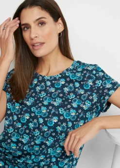 Vestido camisero de algodón puro con aberturas laterales (2 unidades)