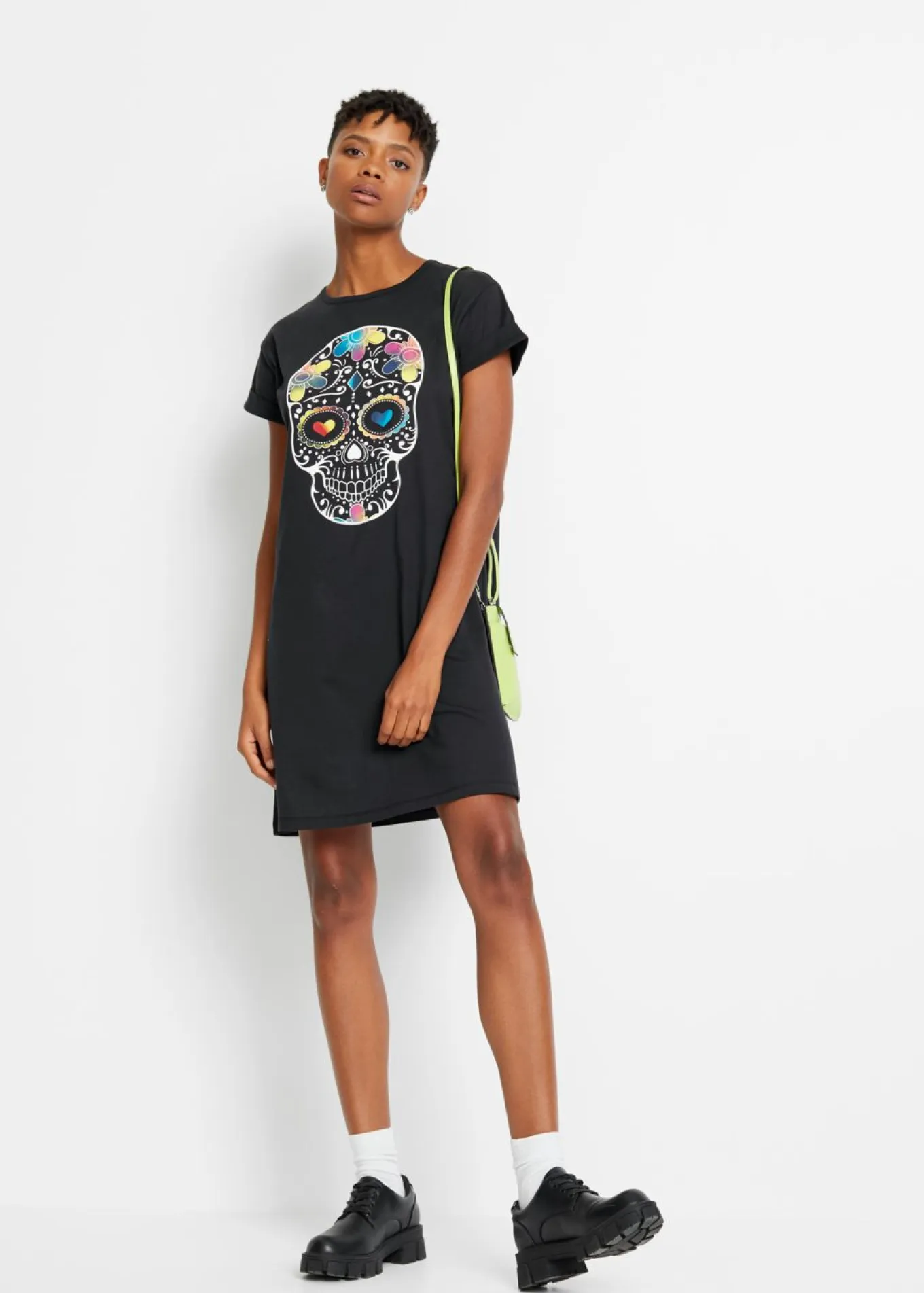 Vestido camisero de algodón orgánico puro