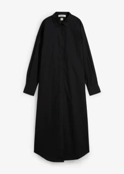 Vestido camisero de algodón puro