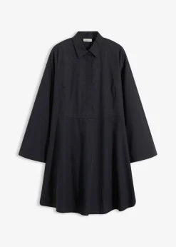 Vestido camisero de algodón puro