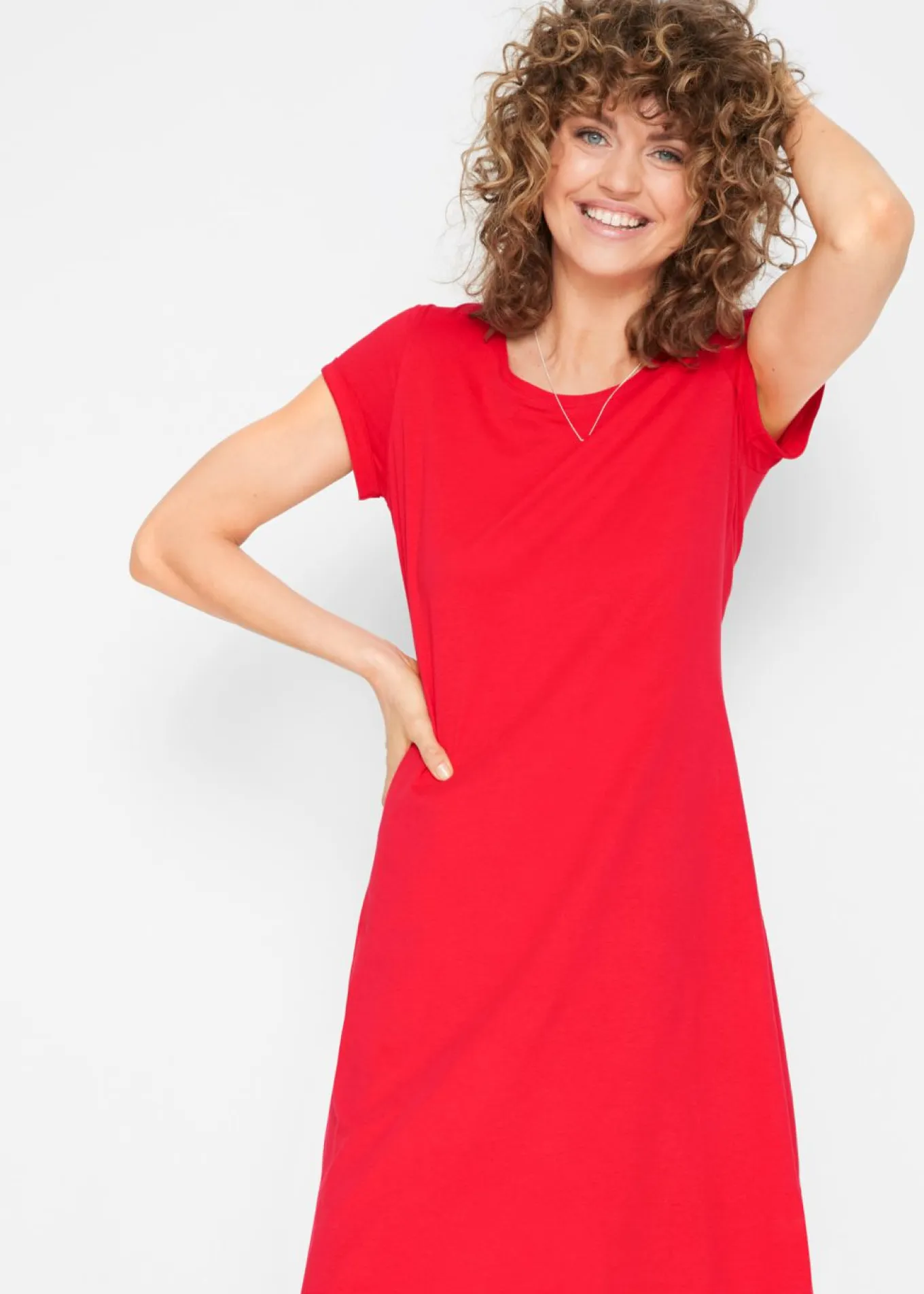 Vestido camisero de algodón orgánico puro