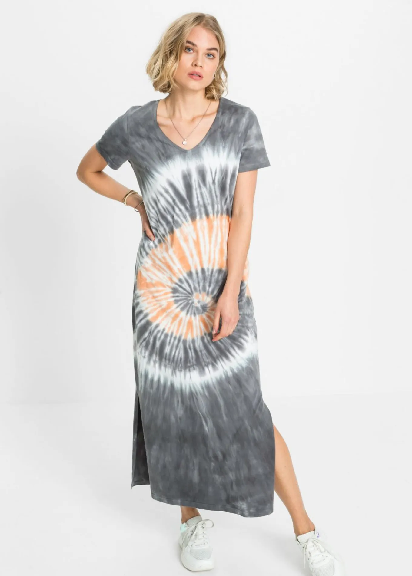 Vestido camisero de algodón puro