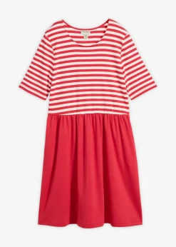 Vestido camisero de algodón puro