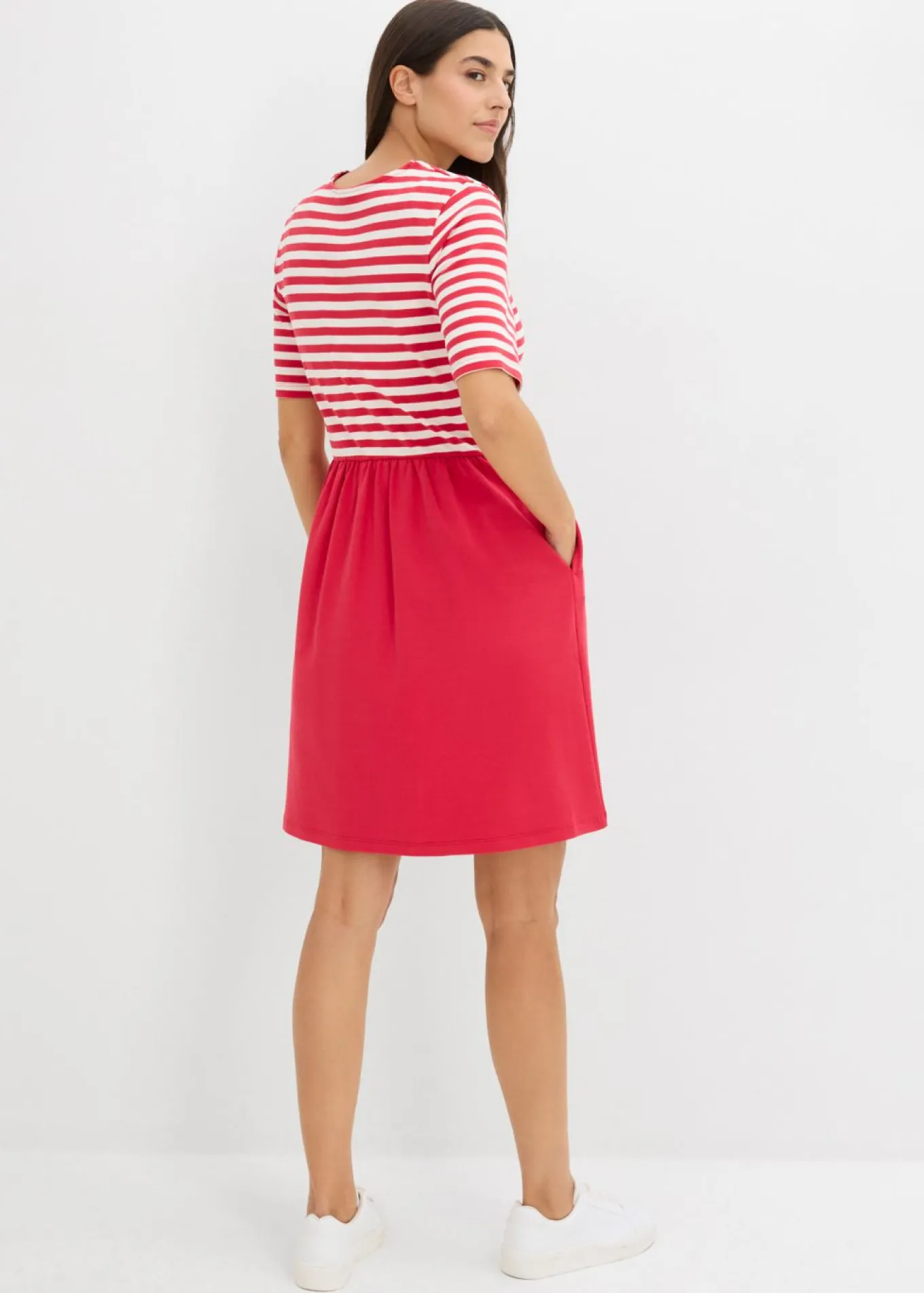 Vestido camisero de algodón puro