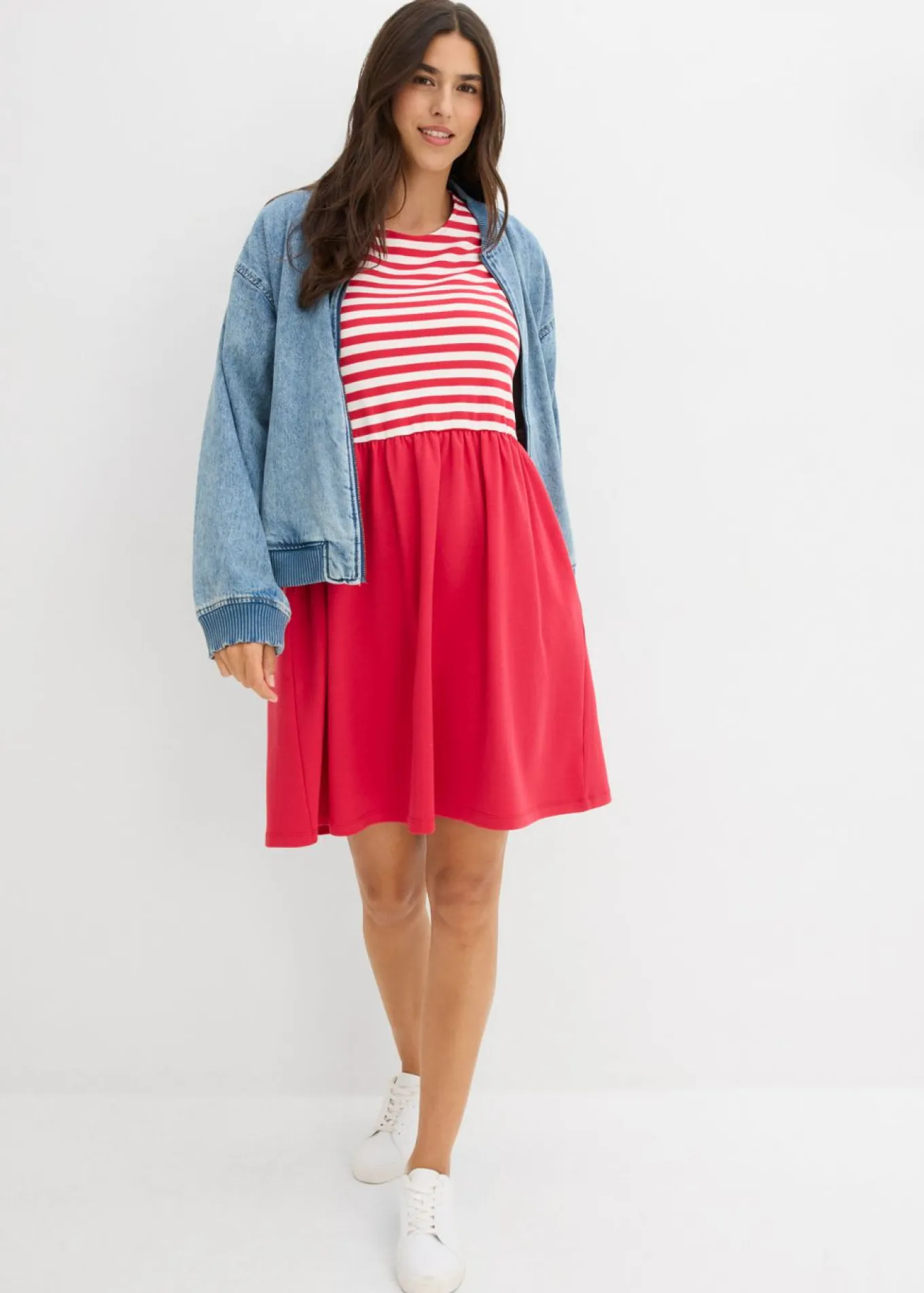 Vestido camisero de algodón puro