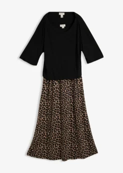 Vestido camisero de algodón puro