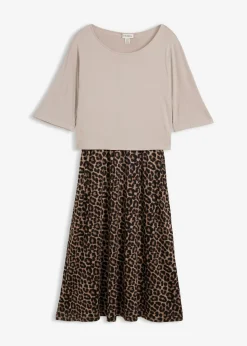 Vestido camisero de algodón puro