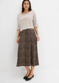Vestido camisero de algodón puro