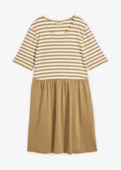 Vestido camisero de algodón puro
