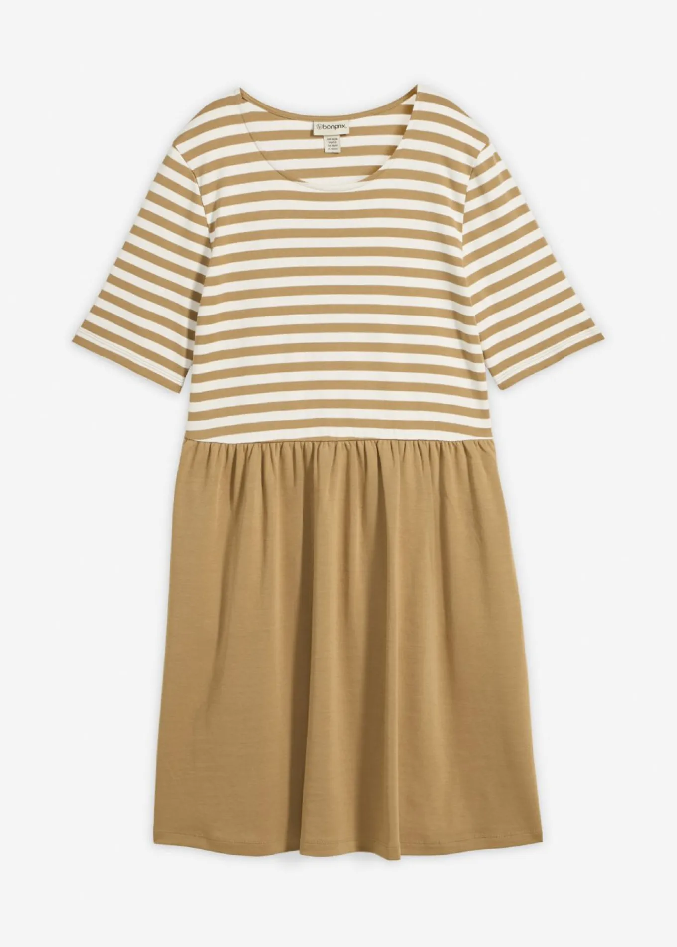 Vestido camisero de algodón puro