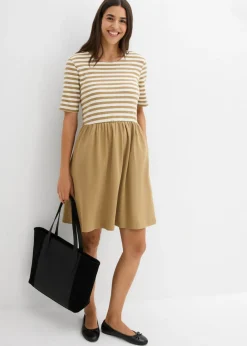 Vestido camisero de algodón puro