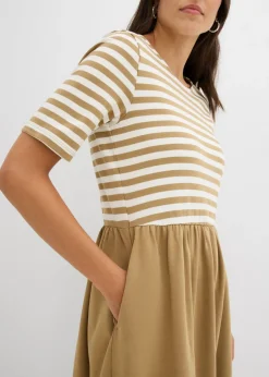 Vestido camisero de algodón puro
