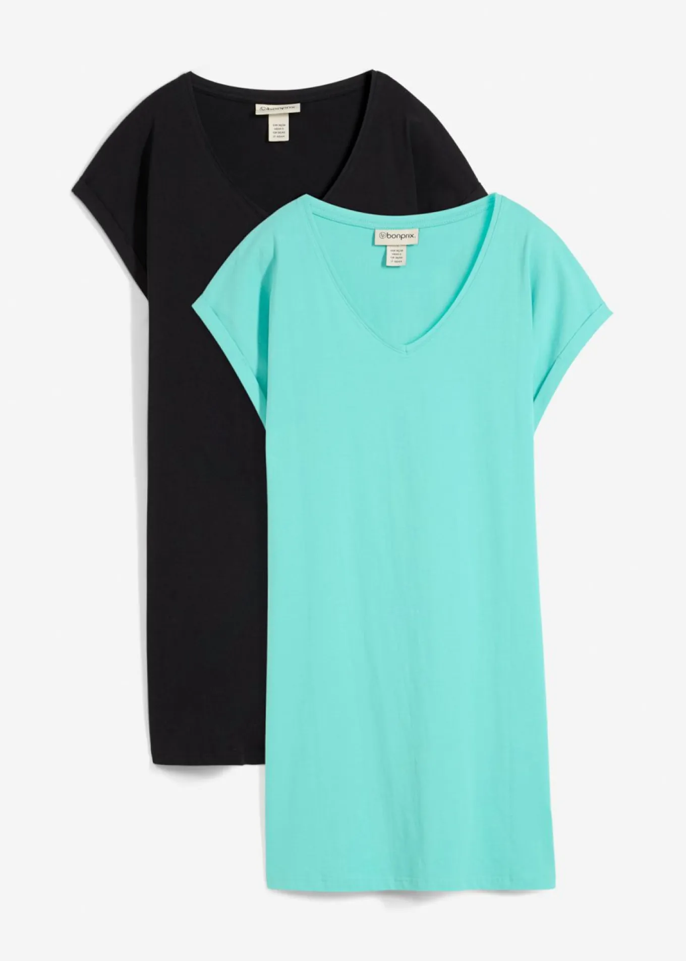 Vestido camisero de algodón orgánico puro (2 unidades)