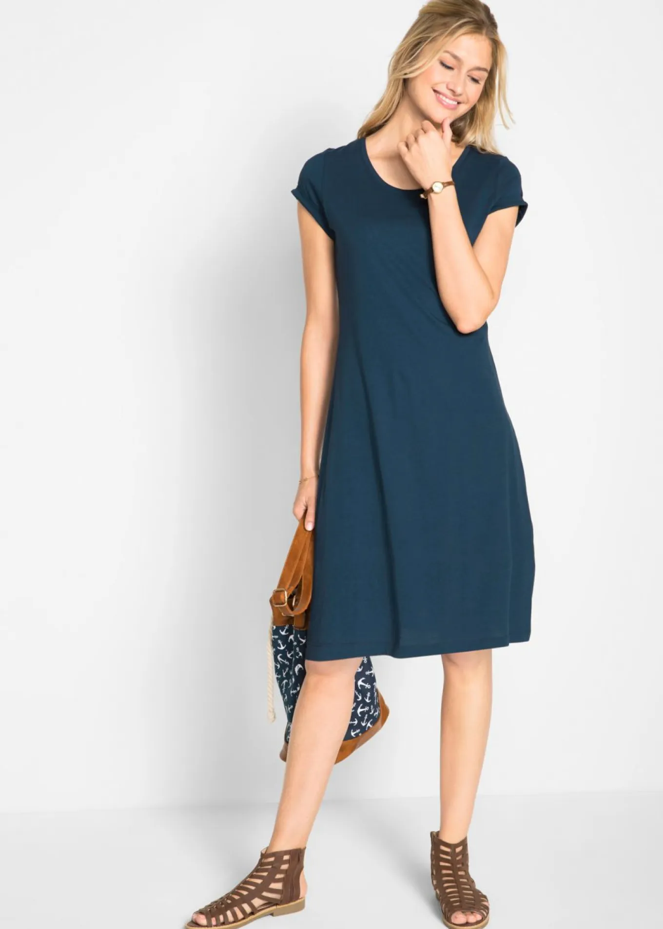 Vestido camisero de algodón orgánico puro