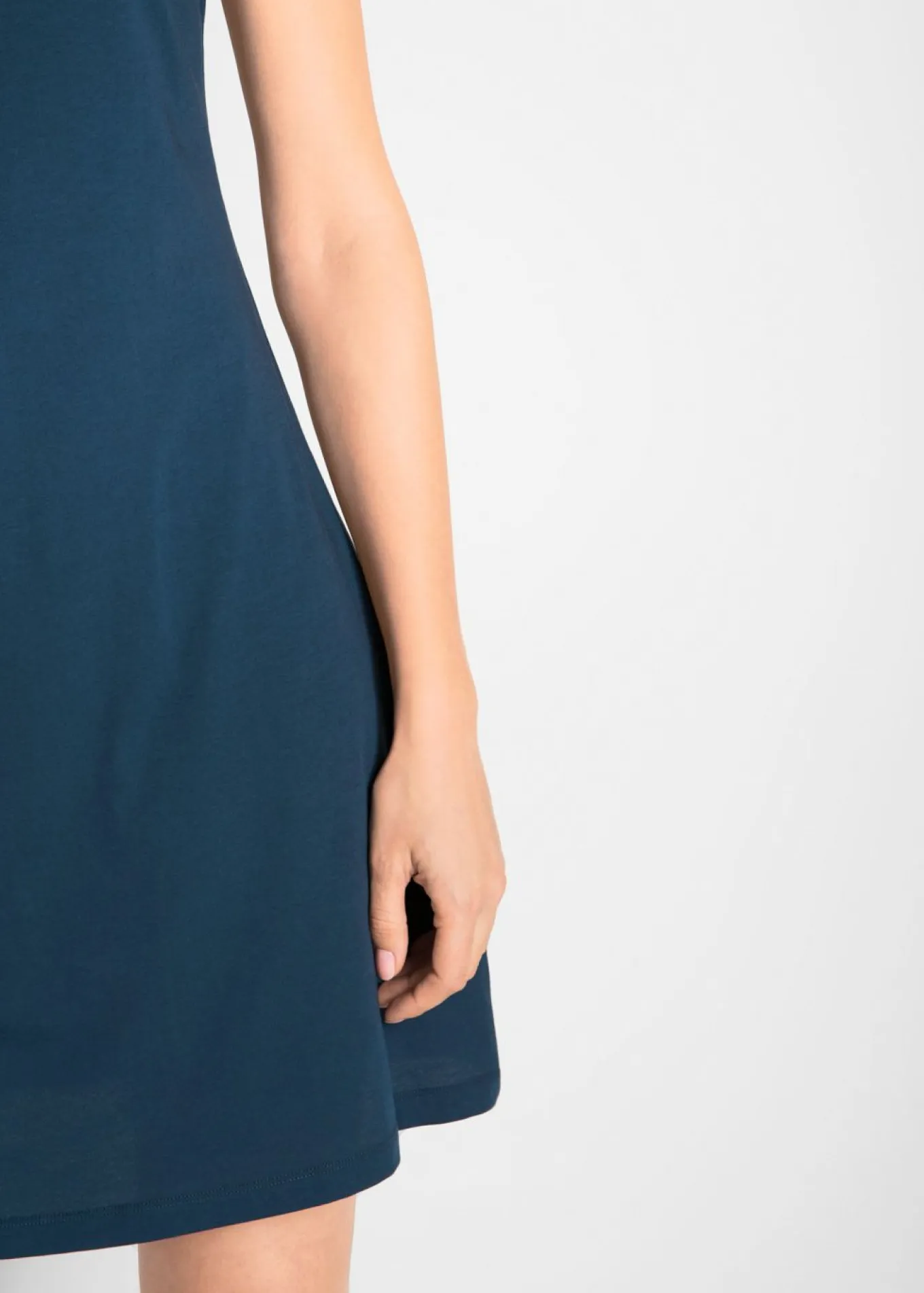 Vestido camisero de algodón orgánico puro