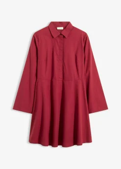 Vestido camisero de algodón puro