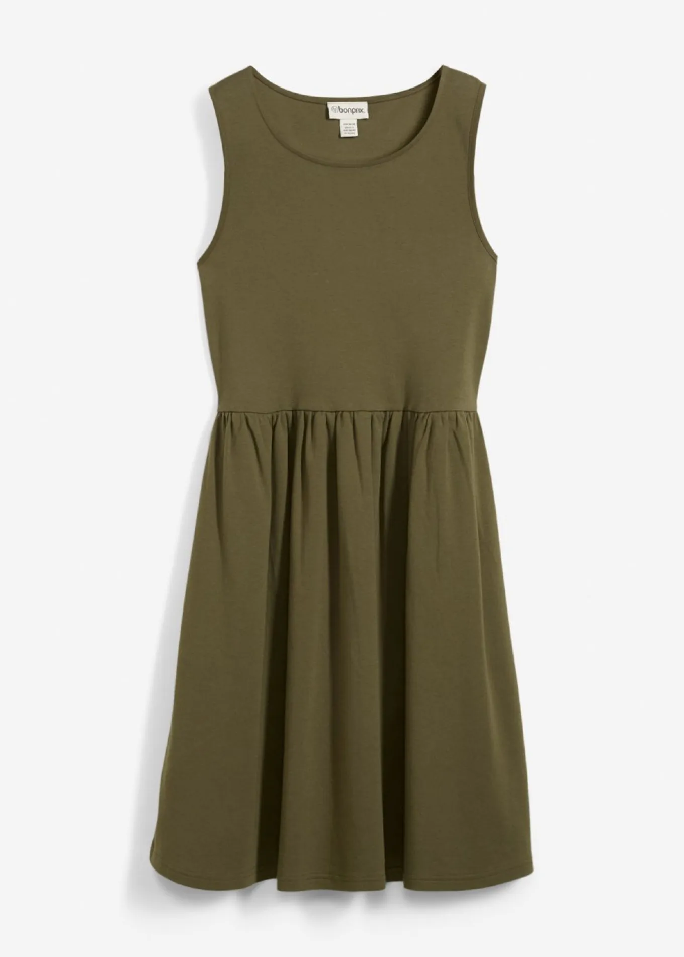 Vestido camisero de algodón puro con bolsillos