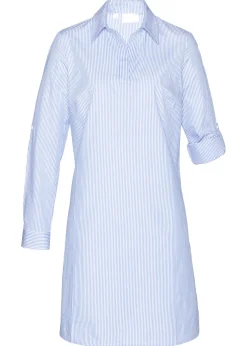 Vestido camisero de algodón puro