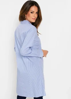 Vestido camisero de algodón puro