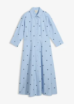 Vestido camisero de algodón orgánico puro