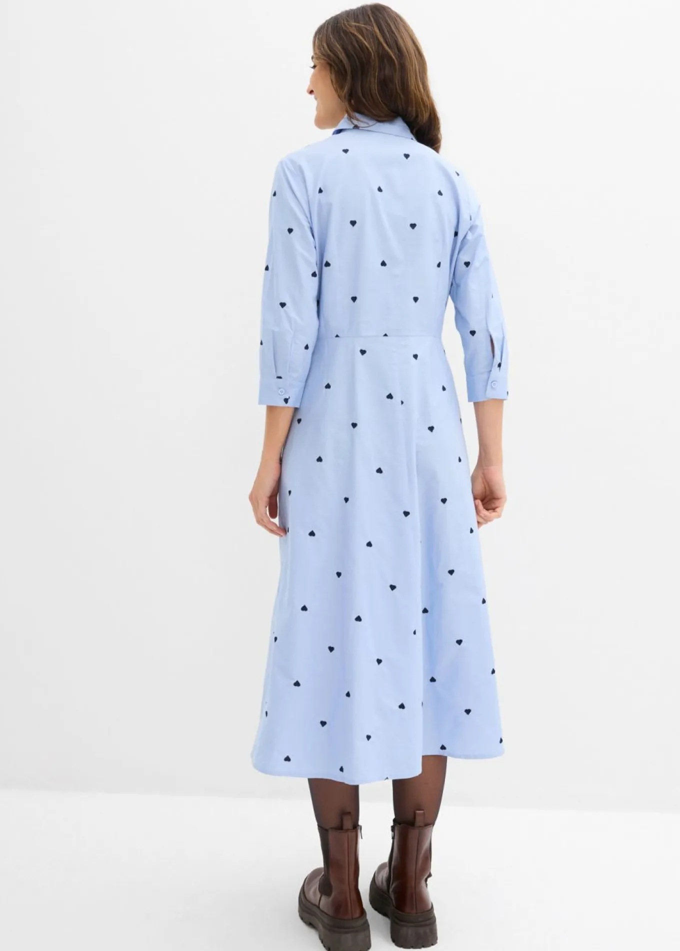 Vestido camisero de algodón orgánico puro