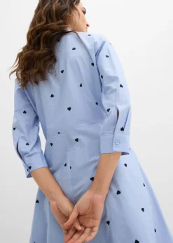 Vestido camisero de algodón orgánico puro