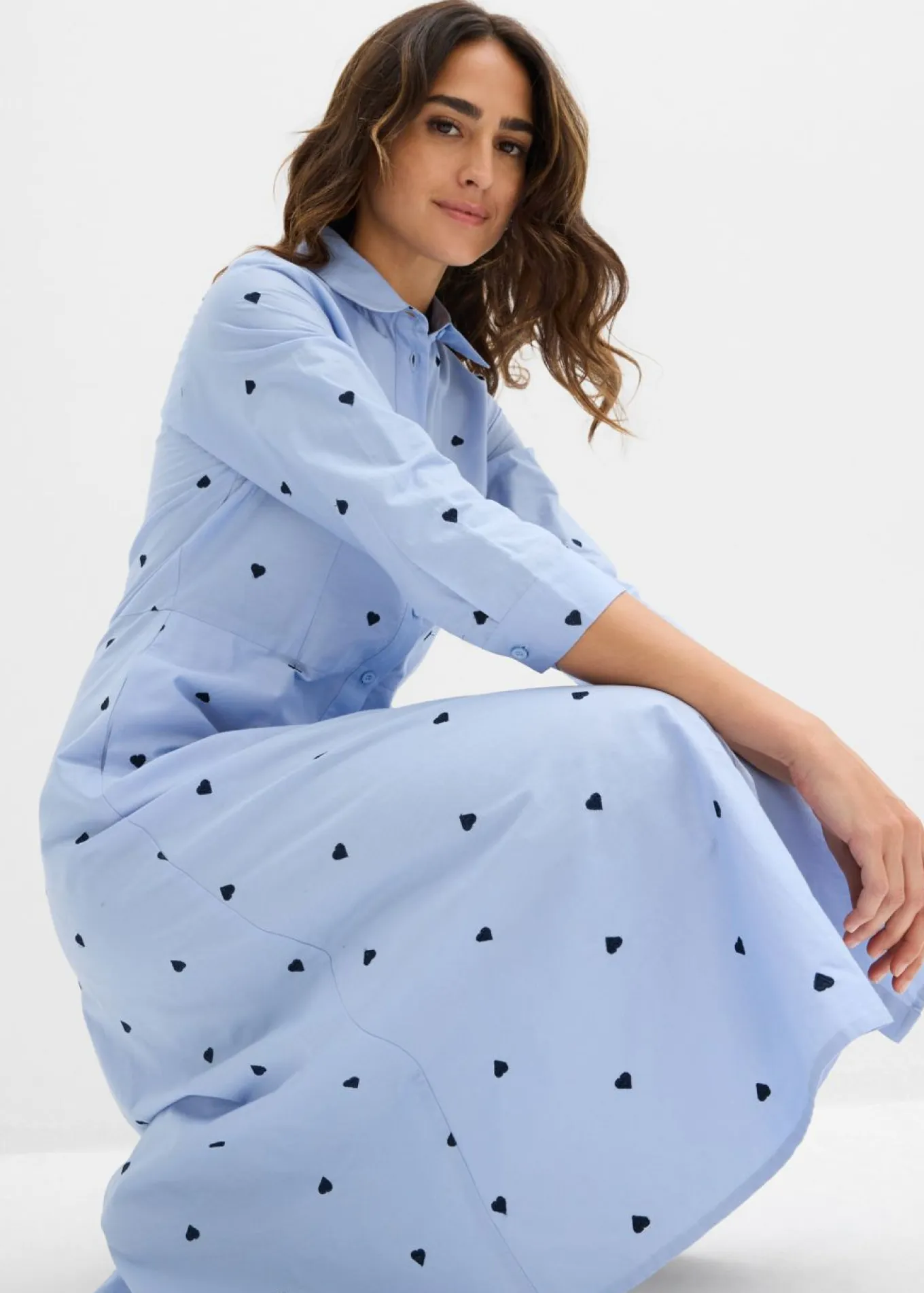 Vestido camisero de algodón orgánico puro