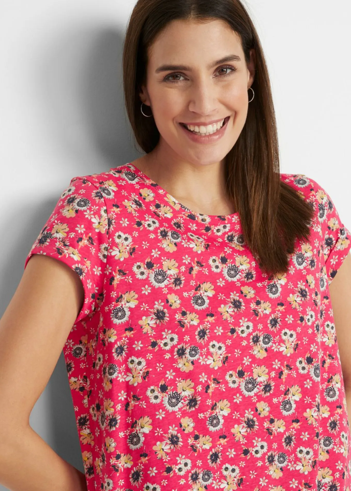 Vestido camisero de algodón puro con aberturas laterales (2 unidades)