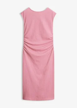 Vestido camisero de crepé estructurado