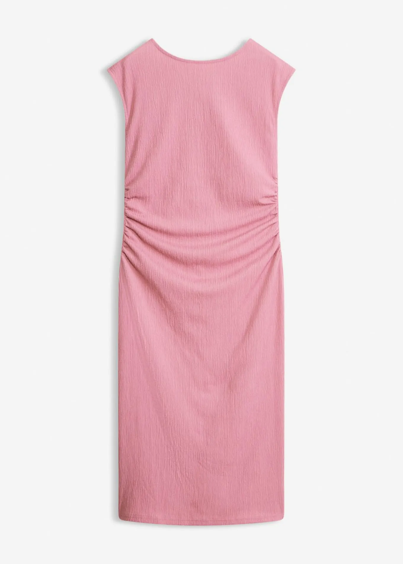 Vestido camisero de crepé estructurado