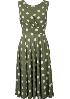 Vestido camisero de lunares