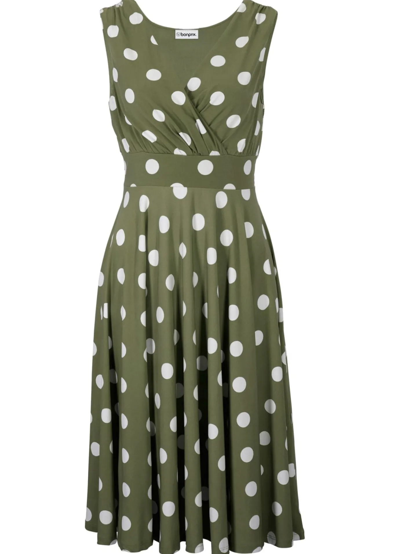 Vestido camisero de lunares