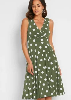 Vestido camisero de lunares