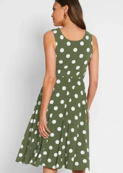Vestido camisero de lunares