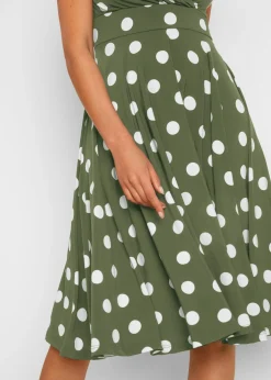 Vestido camisero de lunares