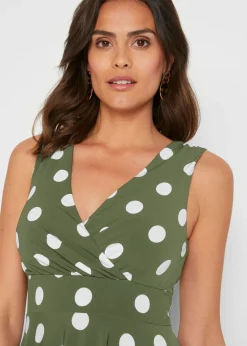 Vestido camisero de lunares