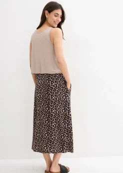 Vestido camisero de mezcla fluida de viscosa y elastano