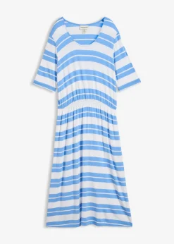Vestido camisero de mezcla de viscosa