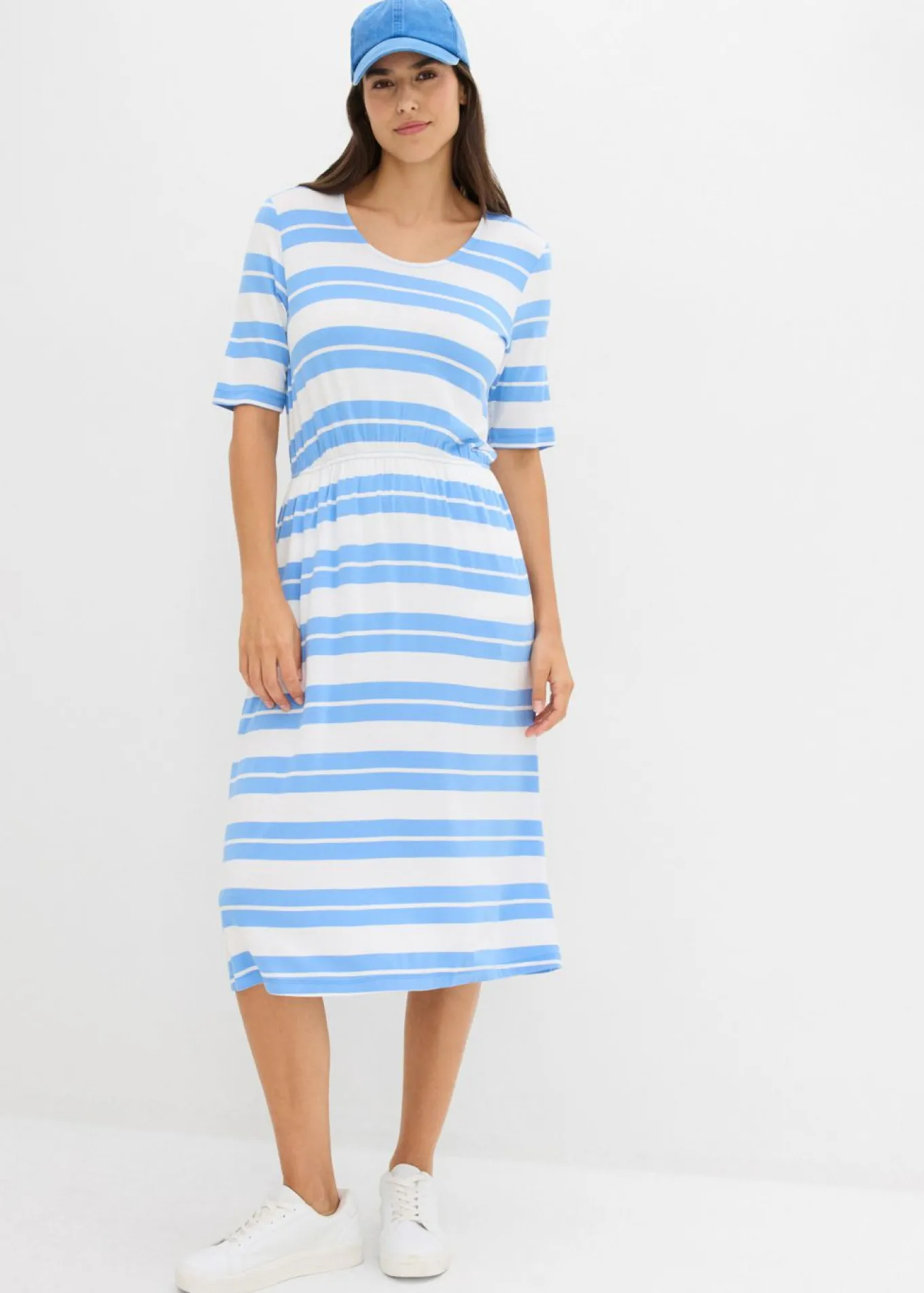 Vestido camisero de mezcla de viscosa