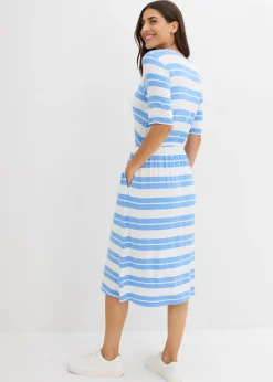 Vestido camisero de mezcla de viscosa
