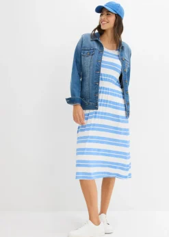 Vestido camisero de mezcla de viscosa
